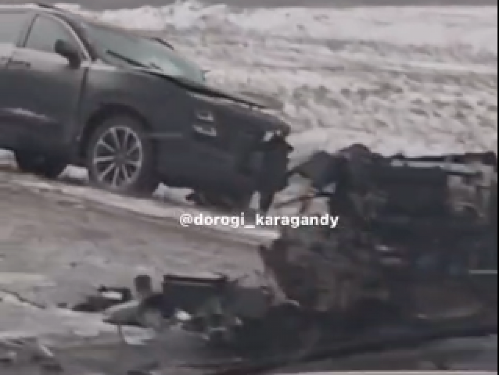 В Карагандинской области три человека пострадали в ДТП на трассе Сарань – Караганда