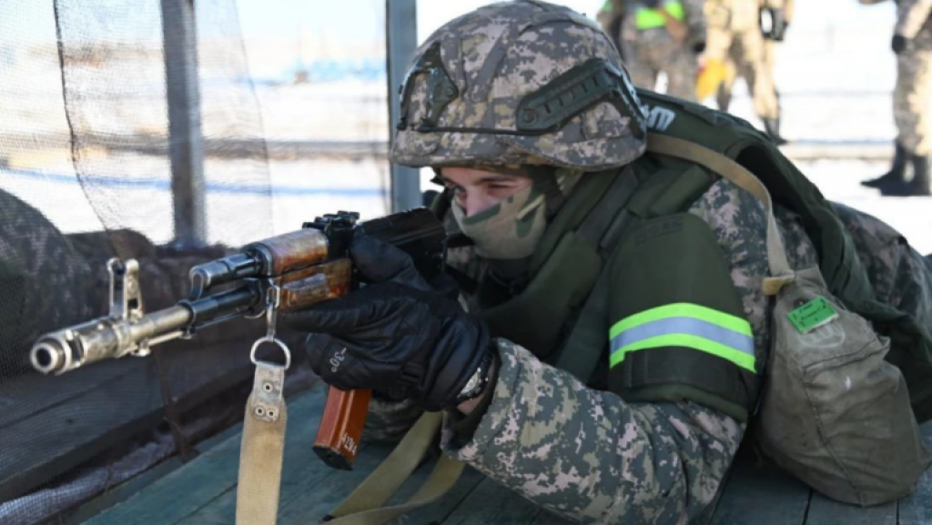 В Карагандинском гарнизоне проходит слаживание отделений штурмового батальона
