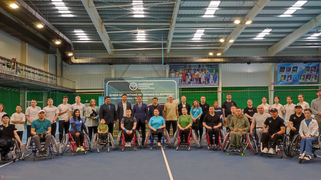 Открытие Кубка Казахстана по теннису на колясках прошло в Караганде