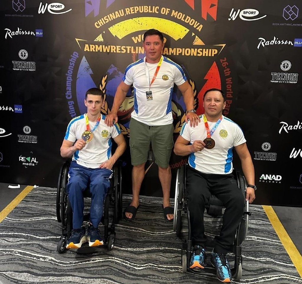Карагандинские спортсмены завоевали медали на чемпионате мира по армрестлингу