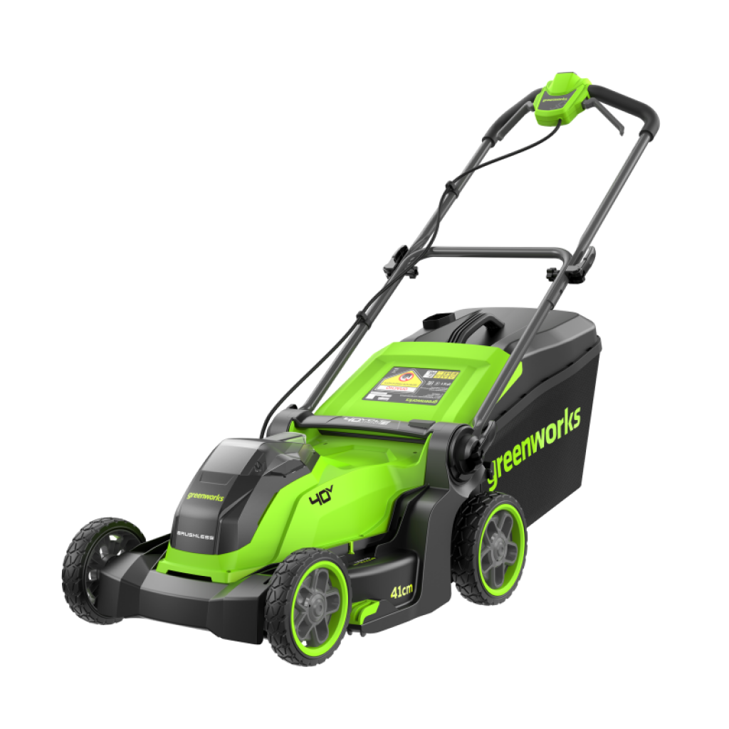 Аккумуляторная газонокосилка для небольших участков: Greenworks GD40LM411
