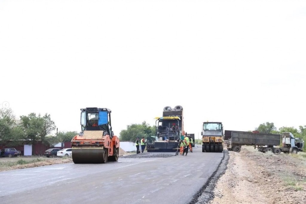Как идут работы по реконструкции дороги Абай-Карабас-Жартас-Долинка?