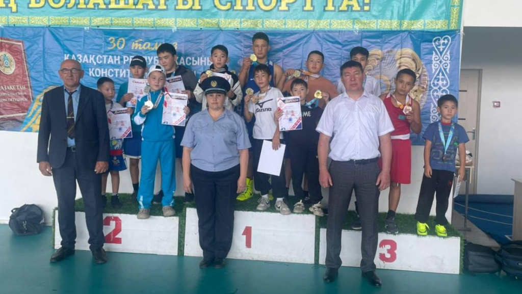 Ювенальная полиция организовала турнир по боксу в Карагандинской области