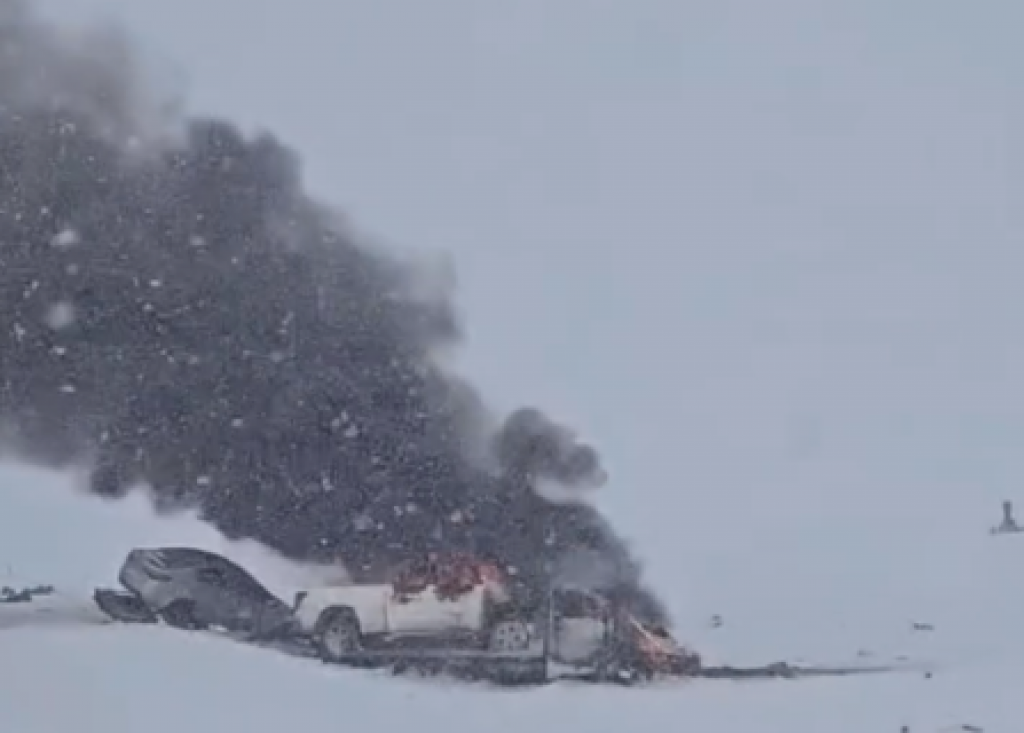 На трассе Караганда — Балхаш в страшной аварии погиб мужчина