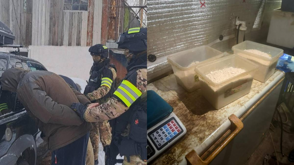 Полицейские раскрыли подпольную лабораторию в Караганде