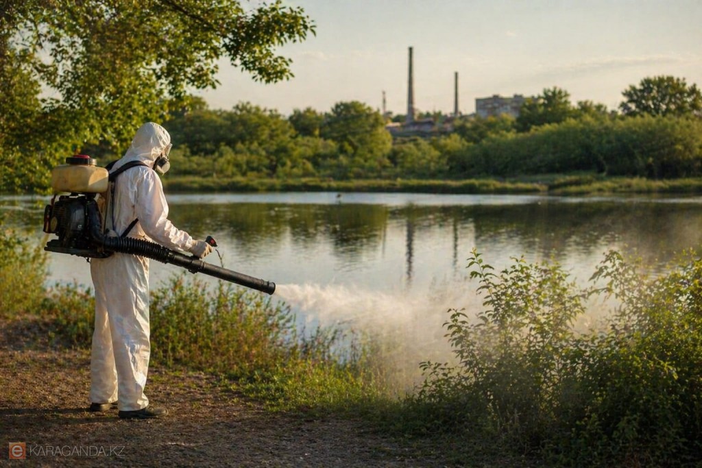 В Темиртау с мая стартует обработка от комаров
