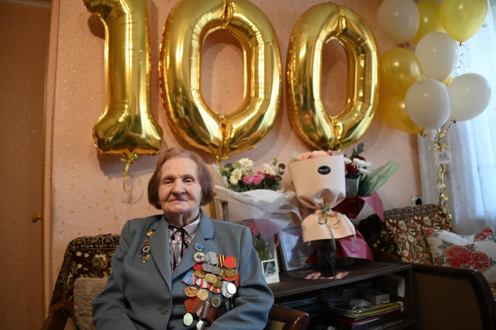 В Караганде ветеран ВОВ Мария Шинкевич отметила 100-летний юбилей