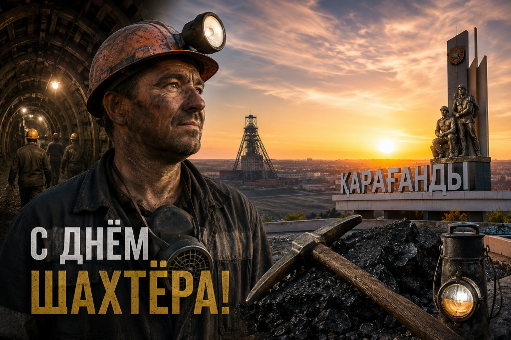 Герои в касках: карагандинский регион отмечает День шахтёра