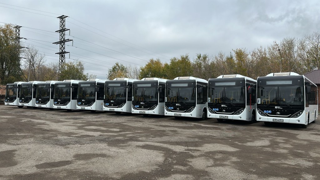 Автопарк Темиртау пополнился новыми автобусами
