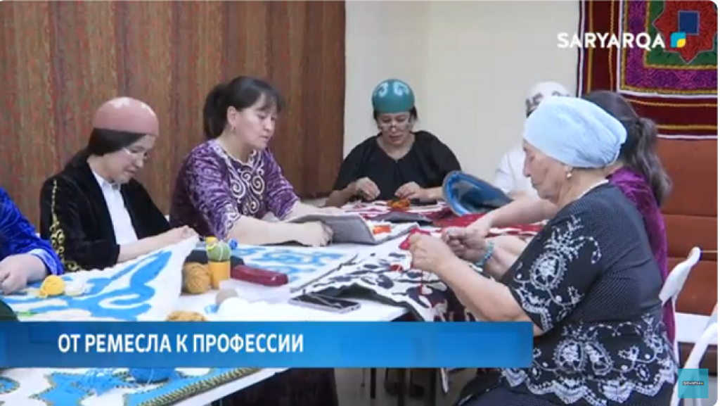 В Караганде продолжается реализация социального проекта «Национальное ремесло — бесценное наследие»