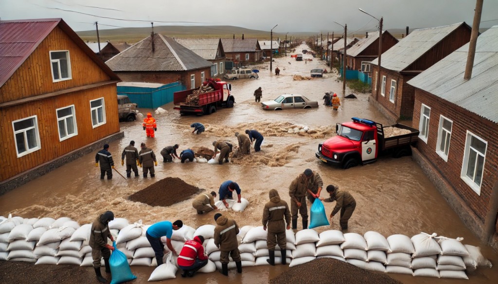 ChatGPT дал прогноз о возможных паводках в Карагандинской области