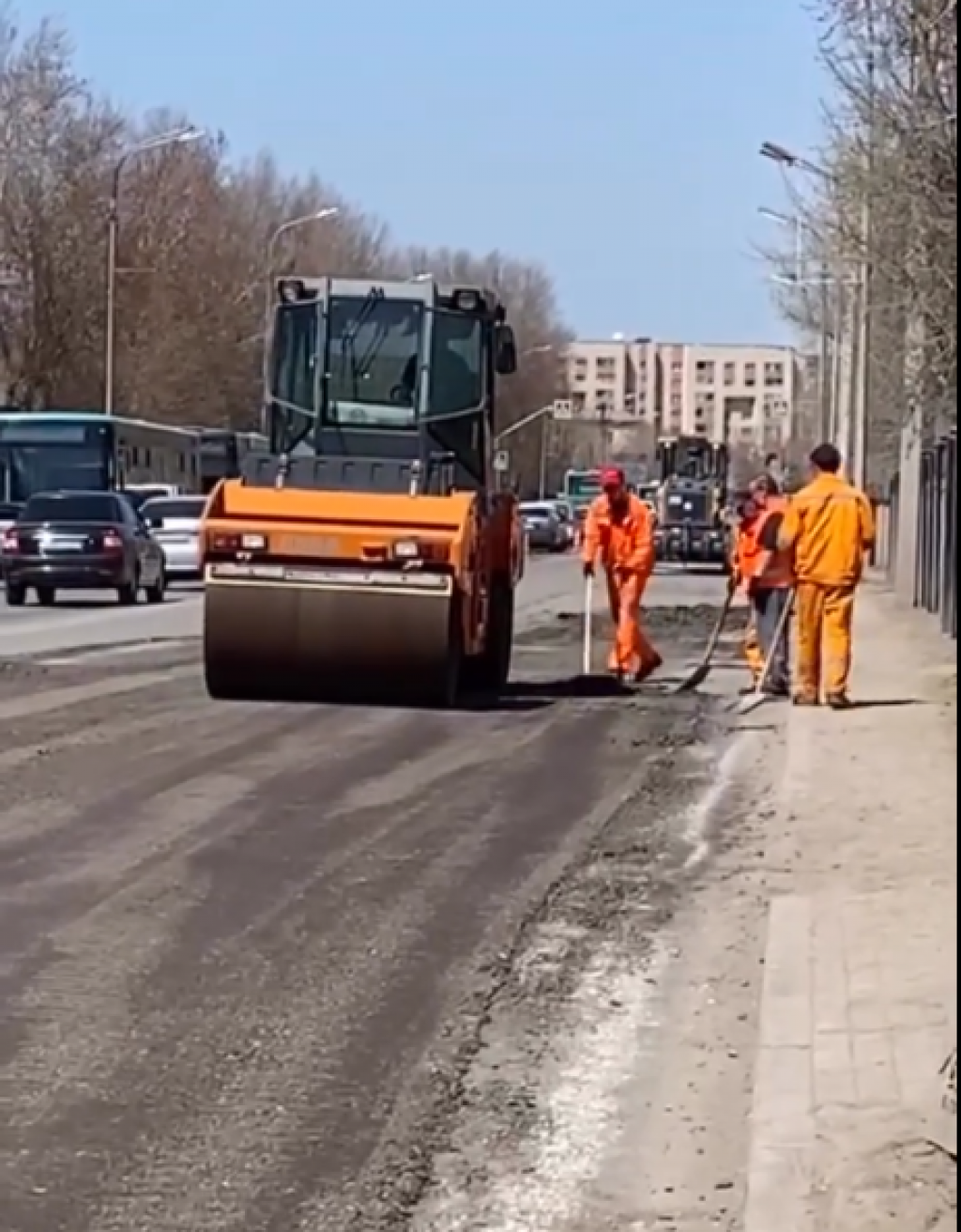 Средний ремонт дороги на проспекте Бухар жырау в Караганде начнется 10 мая