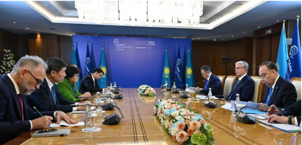 Президент Казахстана провел встречу с группой высоких представителей ООН