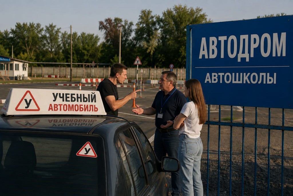 В Караганде посетитель автодрома напал на автоинструктора: возбуждено уголовное дело