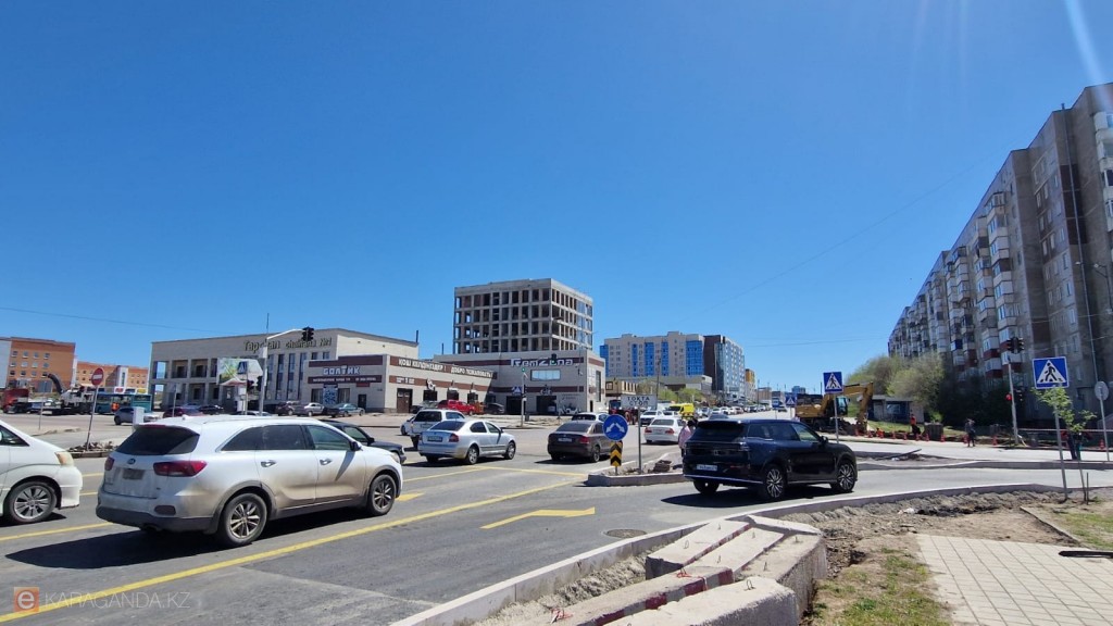Қарағандыда Тәттімбет көшесі бойынша көлік қозғалысы уақытша іске қосылды