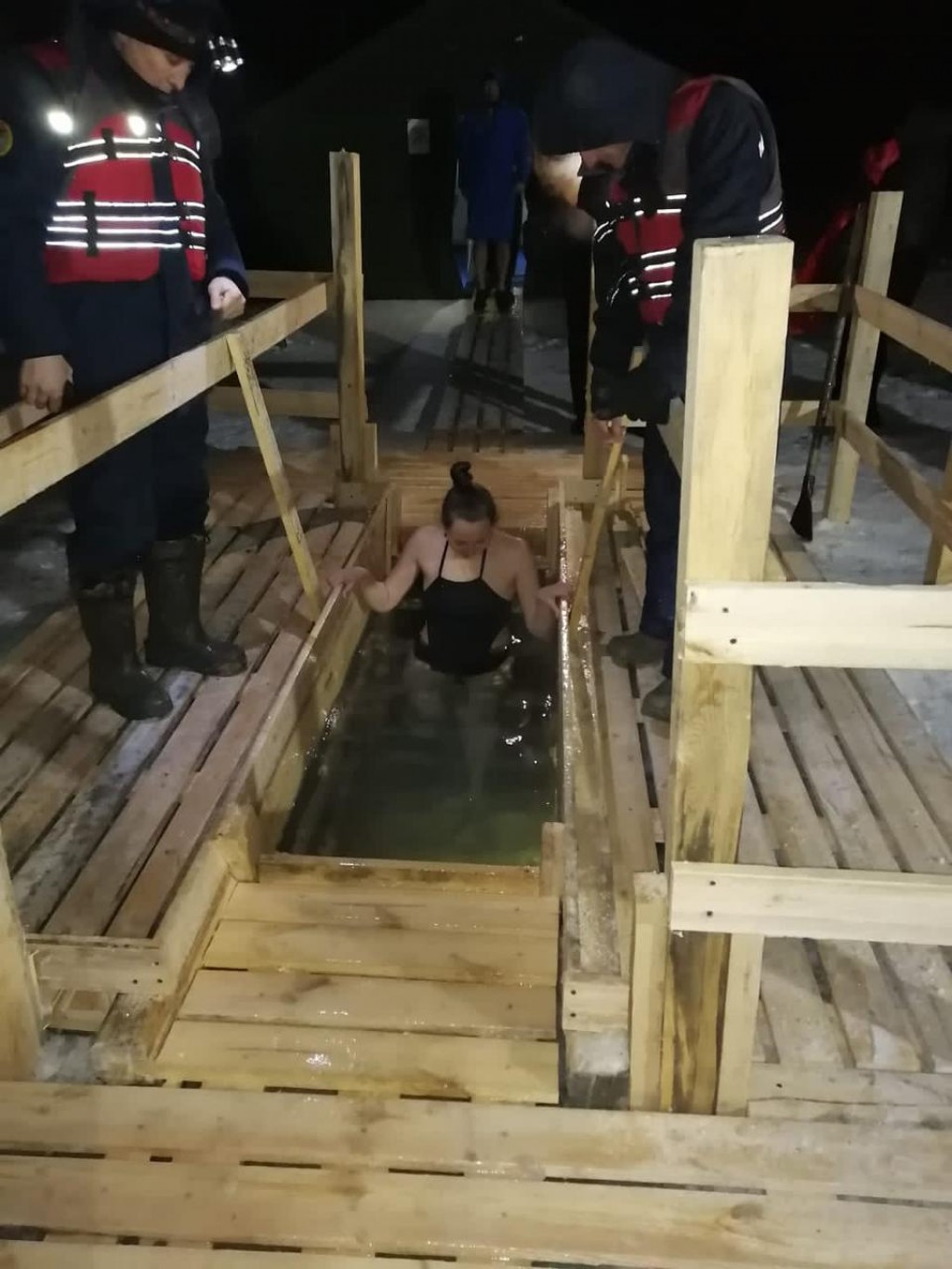 Крещенские купания в Караганде