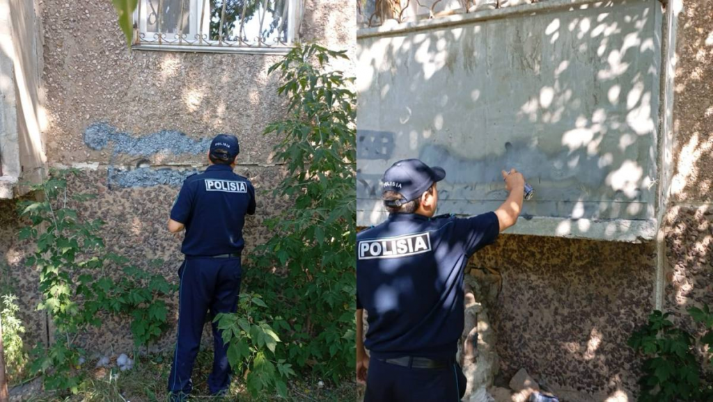 Полицейские ведут борьбу с наркотической рекламой в Карагандинской области