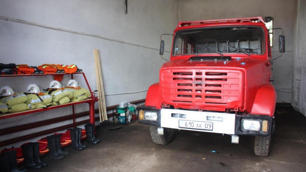 Новый пожарный пост открыли в Нуринском районе