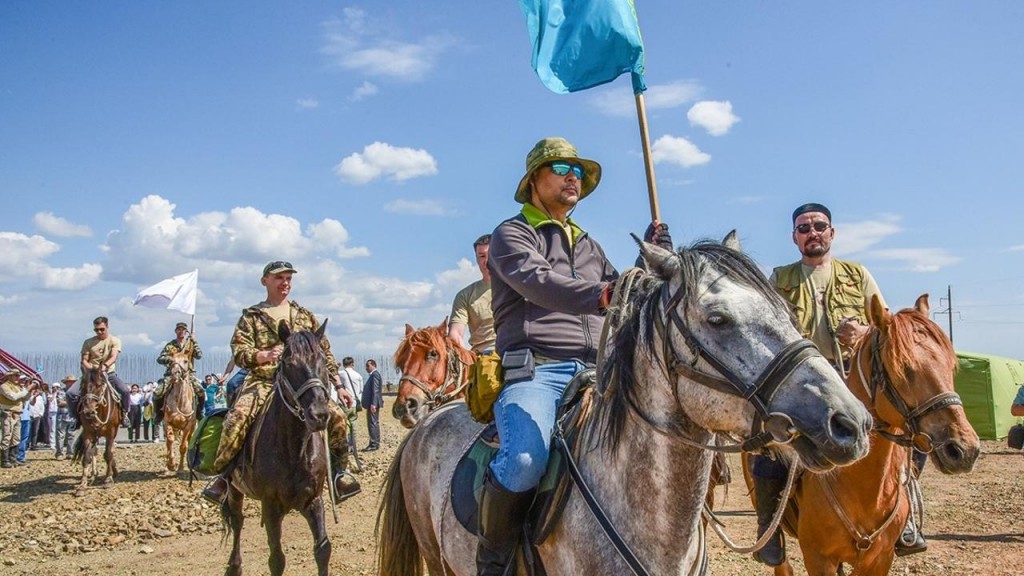 Участники конной экспедиции «От Бозока до Улытау» побывали в Нуринском районе