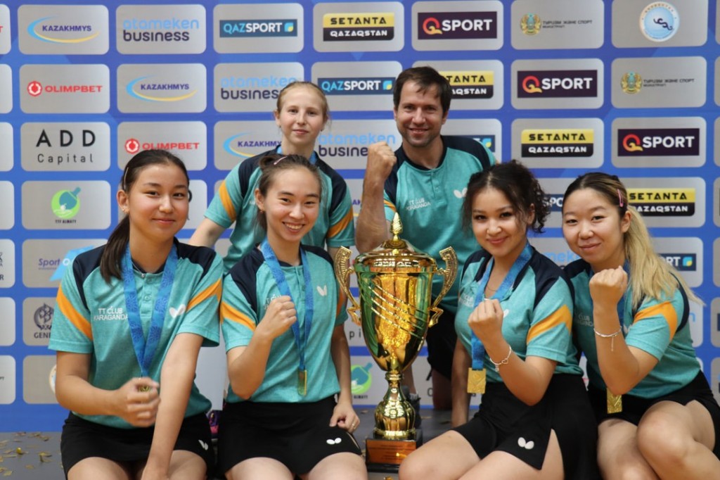 Триумфальный результат: теннисистки Карагандинской области выиграли семь чемпионатов РК