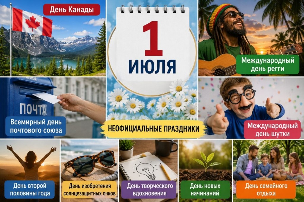 Новый месяц — новые события: чем запомнится 1 июля