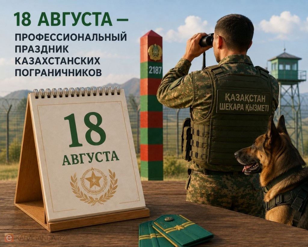 18 августа — профессиональный праздник казахстанских пограничников