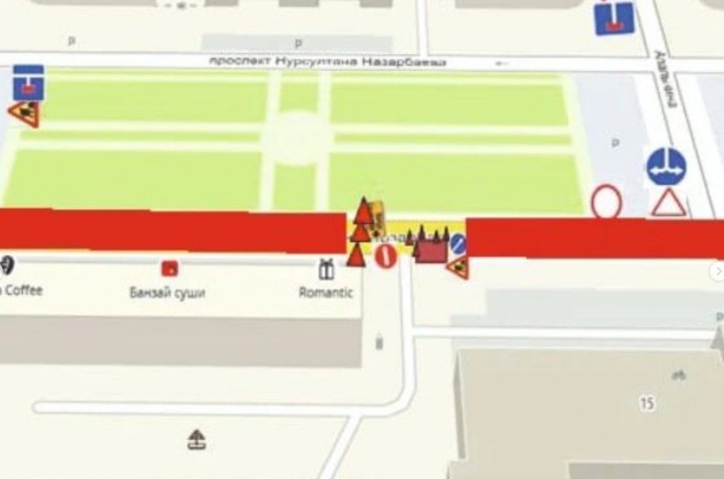 В Караганде перекроют следующий участок проспекта Назарбаева