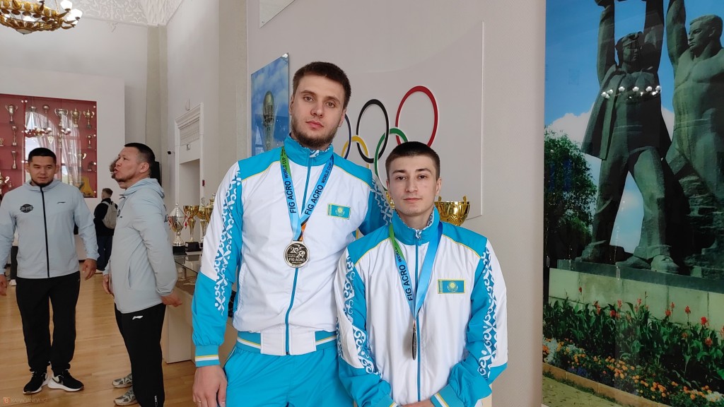 Карагандинский дуэт акробатов завоевал бронзу Кубка мира