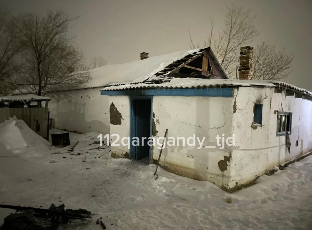 Во время пожара в Каркаралинском районе погибло четверо детей