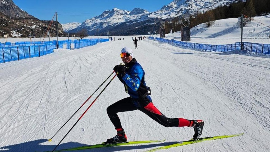 Каркаралинский лыжник принял участие в престижном международном марафоне в Швейцарии