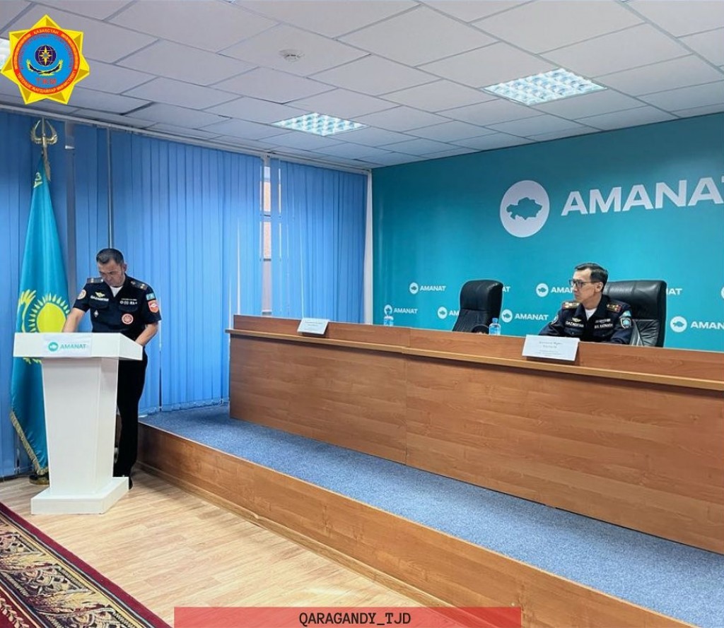 Начальник ДЧС Карагандинской области прибыл с рабочим визитом в Балхаш