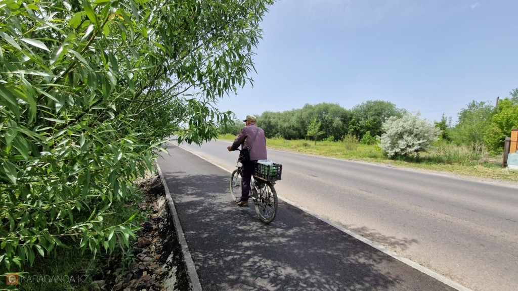 В Караганде велодорожка к Фёдоровским дачам почти готова