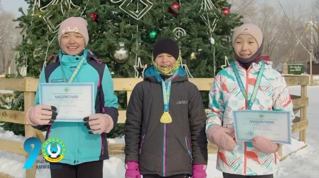 Почти пятьсот человек приняли участие в лыжном забеге в Караганде