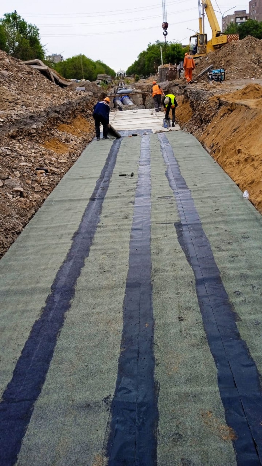 Реконструкцию теплосетей на проспекте Металлургов в Темиртау должны закончить к сентябрю