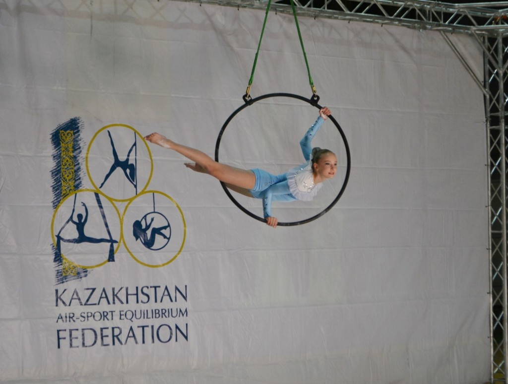 Итоги чемпионата по воздушно-спортивному эквилибру подвели в Караганде