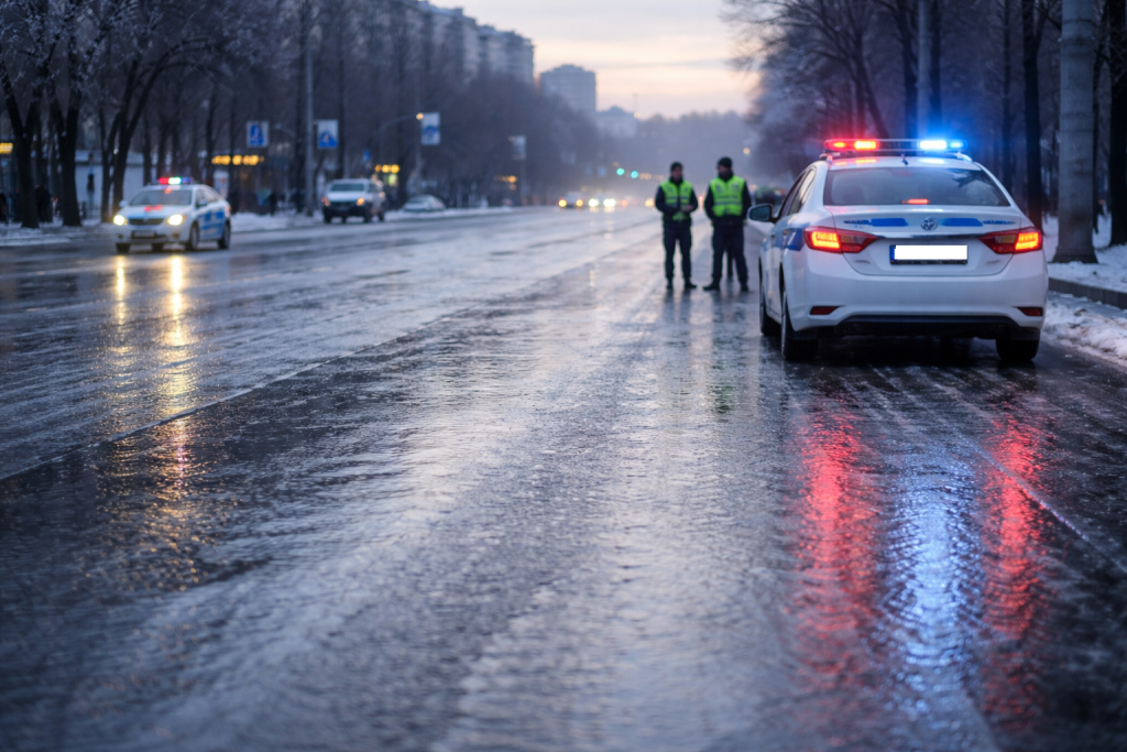 Көктайғақ, жаңбыр мен боран Қарағанды облысының жолдарындағы жағдайды қиындатты