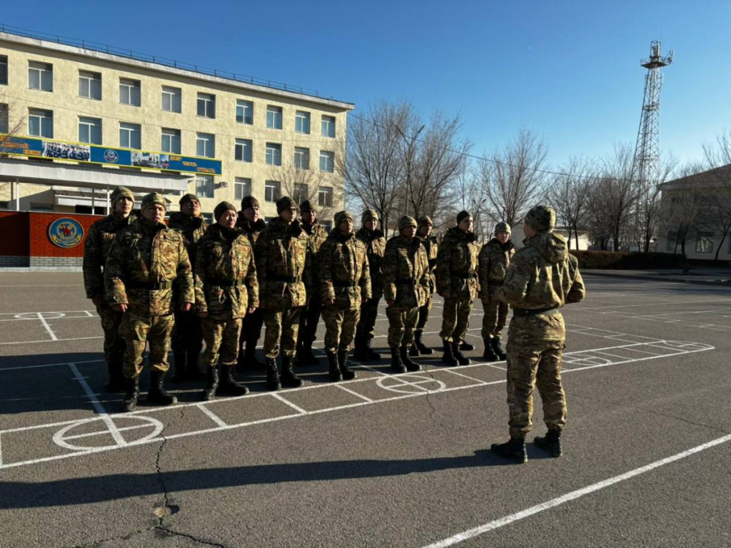 Первые призывники осеннего набора прибыли в воинскую часть Национальной гвардии