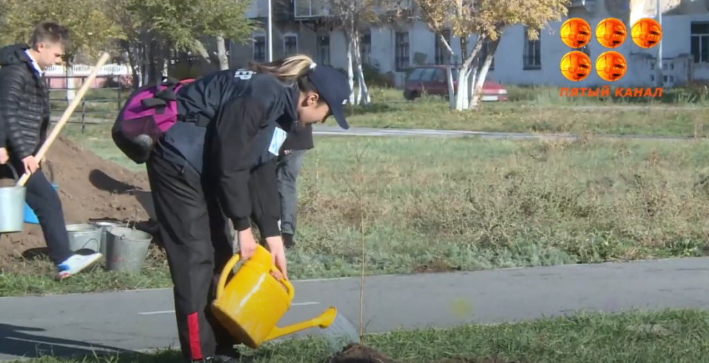 В преддверии Дня Республики учащиеся школы-гимназии № 17 города Сарань проявили инициативу