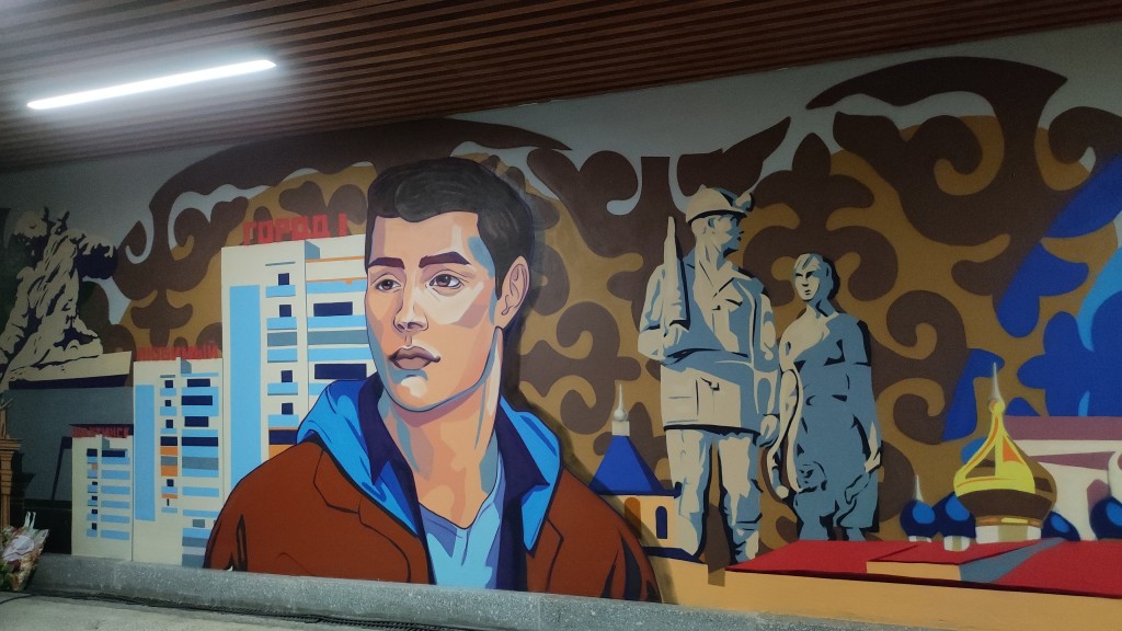 Подземный переход в Караганде преобразился с новым муралом