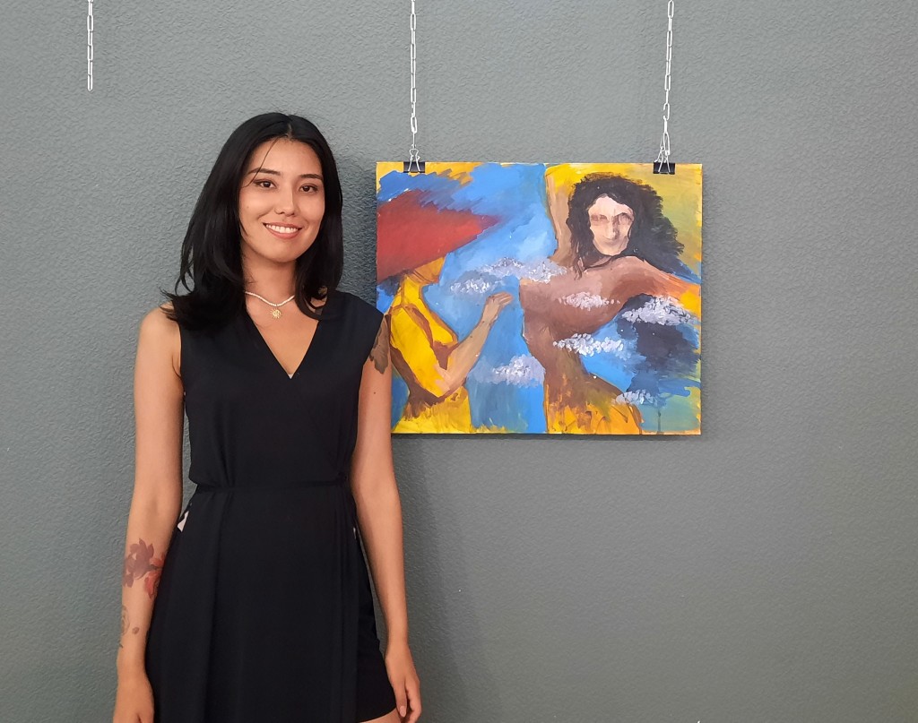 Чувствовать не глазами, а эмоциями: алматинка Миранда Омар представила свою выставку в Караганде