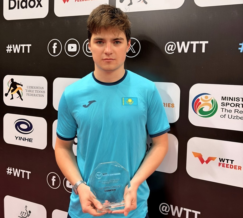 Карагандинец стал чемпионом международного турнира по настольному теннису