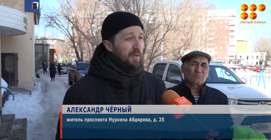 В Караганде в одной из девятиэтажек в центре города произошло обрушение лифта