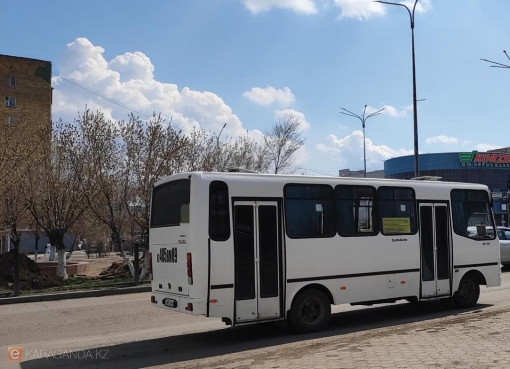 В Темиртау изменили место конечной остановки трех автобусных маршрутов