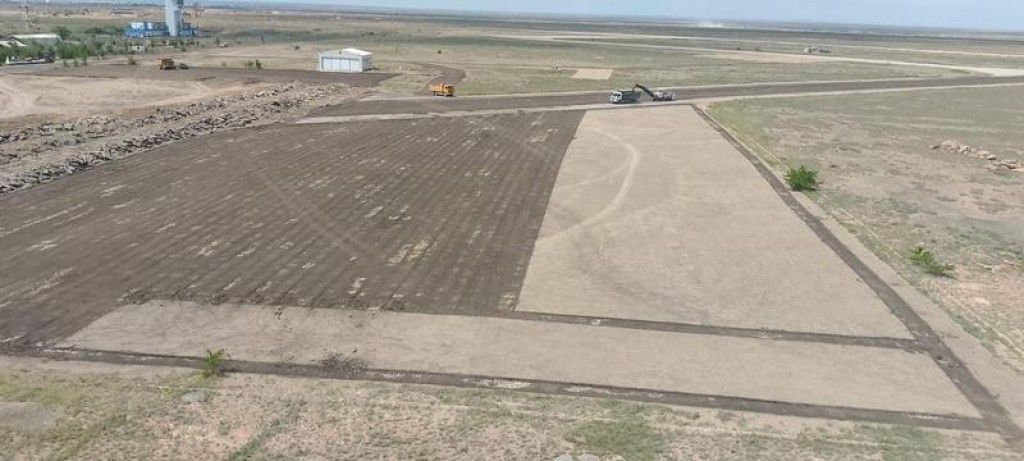 В Балхаше продолжаются работы по реконструкции аэропорта