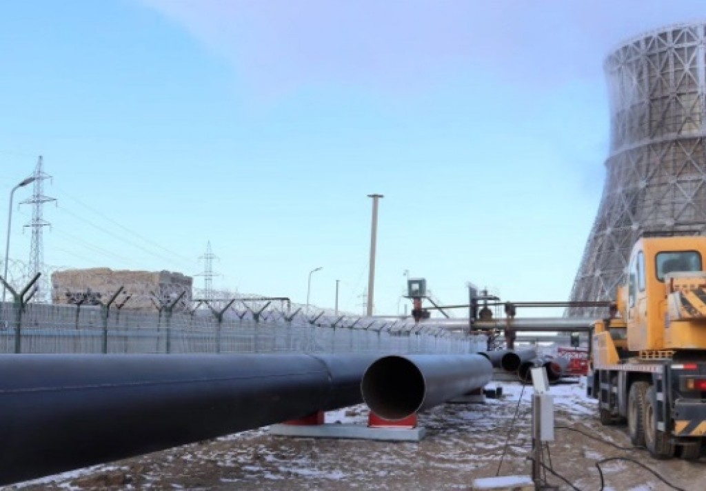 На ТЭЦ-3 Караганды готовятся к запуску третьего тепловывода