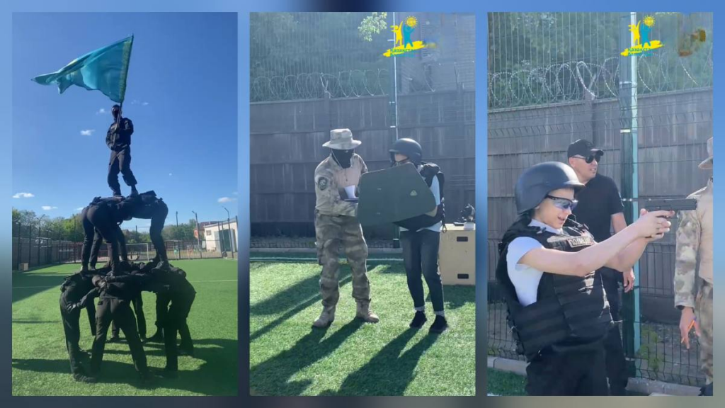 Один день с СОБРом: дети познают работу бойцов