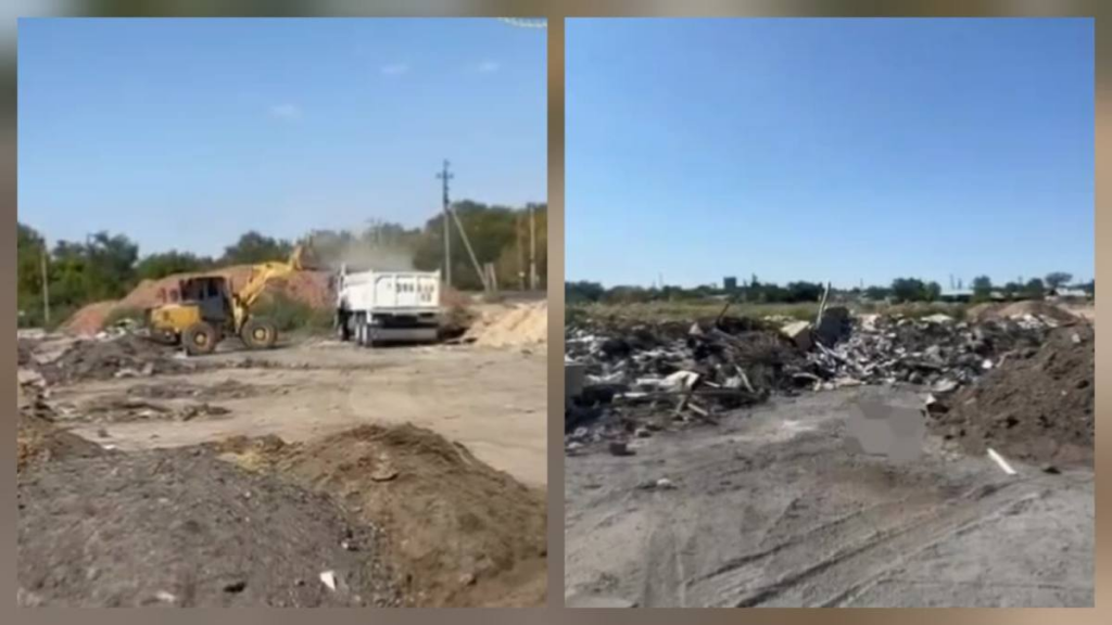 Полиция предотвратила превращение пустыря в свалку в Караганде
