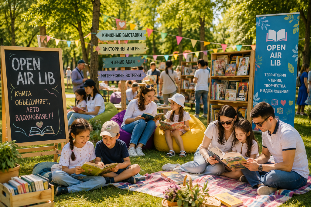 Библиотечный open-air: в Караганде пройдут книжные встречи