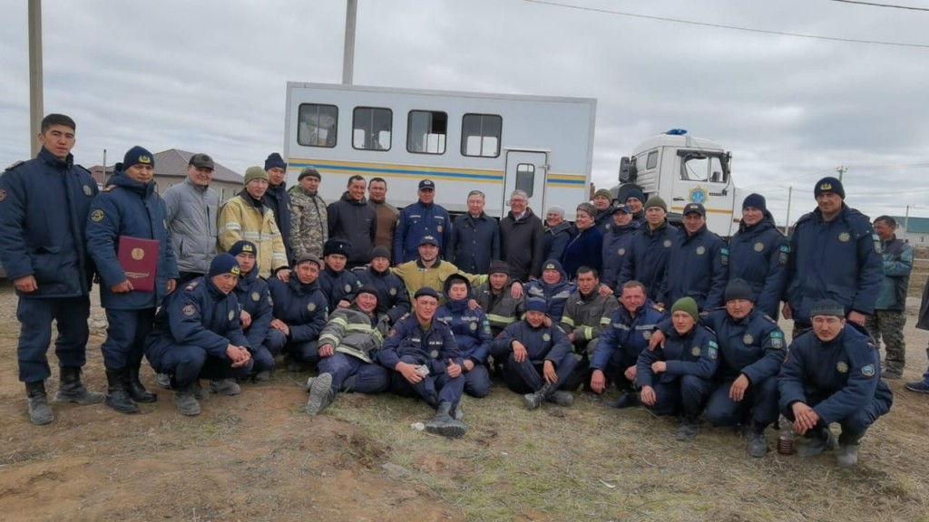Карагандинские спасатели вернулись из Акмолинской области