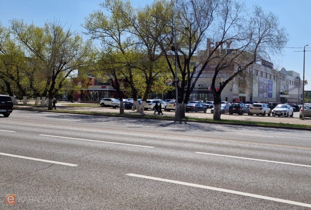 На дорогах Караганды стала появляться разметка